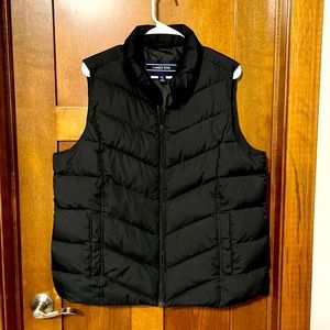 Women’s Lands End Winter Vest - Black Size XL